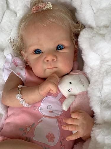 Zero Pam Reborn Baby Dolls Silicone Full Body, Realistic Baby Doll, 18 Inch Anatomically Correct, Real Baby Doll That Look Real Life Reborn Dolls with Accessories thumbnail 7