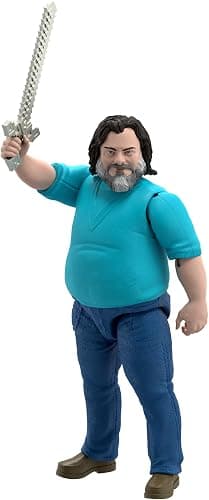 Mattel Minecraft Large-Scale Action Figure, 12-inch Posable Steve Toy Collectible Inspired by A Minecraft Movie thumbnail 6