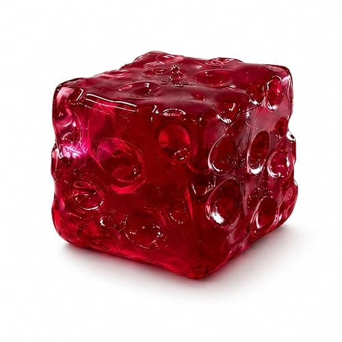Red Wine Cheese Squishy, No Rising Big Cheese Squishy for Relief Gift (1,Red1) - Image 1
