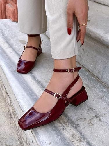 Red Mary Jane Shoes thumbnail 2