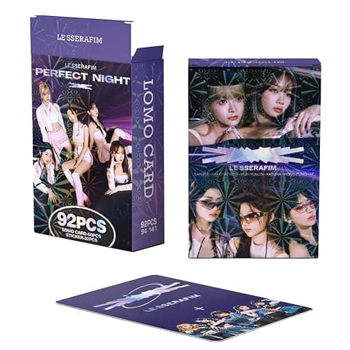KPOPBP Album Photocards Kpop PERFECT NIGHT Lomo Cards Set Gift Merch for Fans thumbnail 6