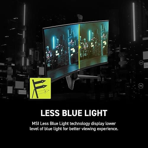 MSI MAG 274CXF 27-inch 1920 x 1080 (FHD) Curved Monitor, 280Hz, HDMI, DisplayPort, VGA Port, VESA Mountable, Tilt, Speaker, Slim Bezel, 0.5ms, Black thumbnail 5