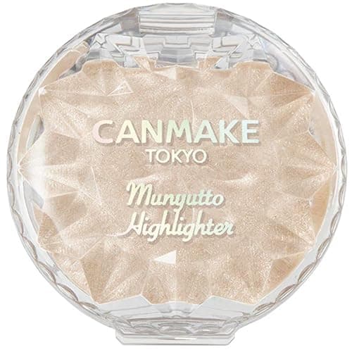 CANMAKE - Munyutto Highlighter - Packed Powder Compact - 0.13oz (3.8g) (01 Moonlight Gem) - Image 1