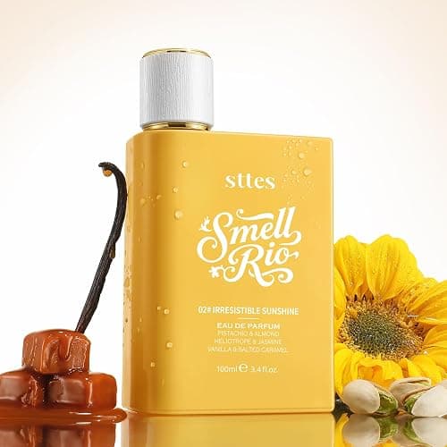 Sttes Perfume 602# (Irresistible Sunshine) - Eau de Perfume 100ml (3.4fl oz) Vanilla Gourmet Tune (Caramel Vanilla Flavor) thumbnail 3