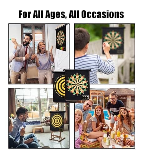 Givevan Magnetic Dart Board Outdoor Games for Kids 8-12, Teen Boys Gift Ideas for Birthday, Cool Toys for Teenage Activities Age 6 7 8 9 10 11 12 13 14 15 16 Years thumbnail 5