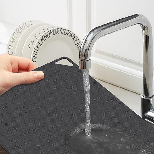 WK Flexible Plastic Cutting Boards Mats for Kitchen, Flexible Non Slip Cutting Mat, Thin Cutting Sheets, BPA Free, Dishwasher Safe, Multi Sizes - 3 - Multi Grey thumbnail 6