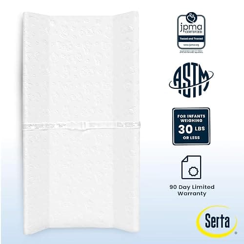 Serta Foam Contoured Changing Pad with Waterproof Cover thumbnail 4