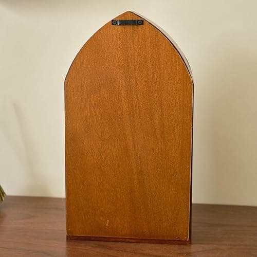 NTCLHFXU Wooden Wall Shelf, Victorian Vintage Craft, Multi Layer Structure Design, Elegant Art Ornament for Home Living Room Bedroom thumbnail 5