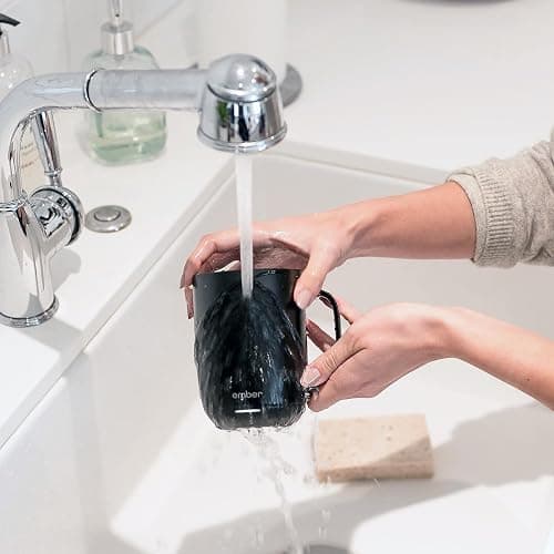 Taza Inteligente Ember 2 con Control de Temperatura: Taza de 295 ml con Calefacción, Pantalla LED Inteligente, Control por Aplicación, Batería Recargable de 1,5 h de Autonomía y Diseño Mejorado, Negra thumbnail 2