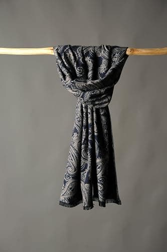 CUDDLE DREAMS Men's Silk Scarves for Winter, 100% Mulberry Silk Brushed, Luxuriously Soft & Warm, Decent Box Packed thumbnail 4