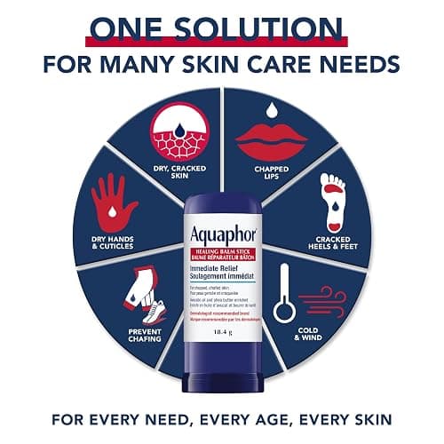 Aquaphor Skin Essentials Routine, Gift Set for All Skin Types, Includes Healing Ointment, Lip Balm, and Healing Balm Stick, 3-Piece Skincare Set thumbnail 3