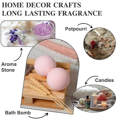MAYJAM 100ML/3.38FL.OZ Coconut & Vanilla Fragrance Oils with Glass Dropper, Essential Oils for Diffusers for Home, Long Lasting Scented Oils for Diffusers Soap Candle Making thumbnail 7