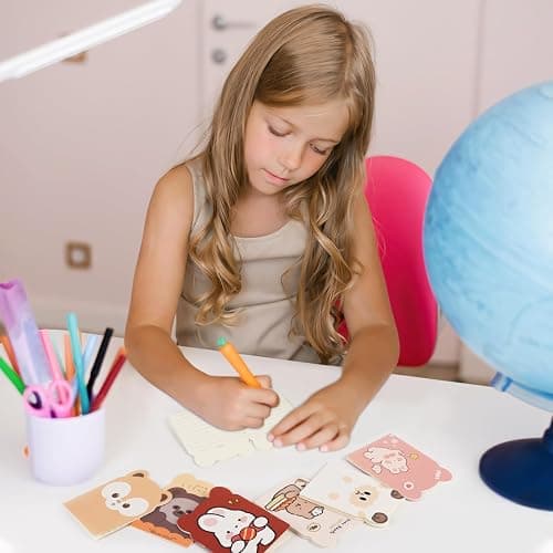 100 Packs Mini Notebooks for School Mini Cute Animal Notebooks Mini Notebooks Bulk for Christmas Day Office Classroom prizes College Ruled Pages(Cartoon Animals) thumbnail 5