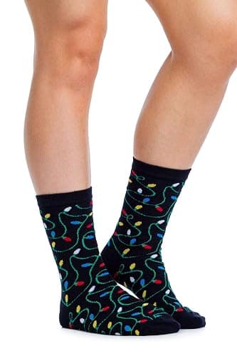 Tipsy Elves Christmas Socks for Women - Fun and Festive Holiday Patterns - Knee High and Crew Socks thumbnail 2