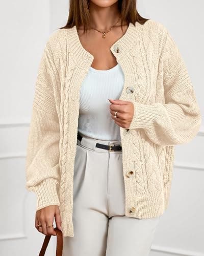 BTFBM Chunky Cardigan Sweaters thumbnail 6