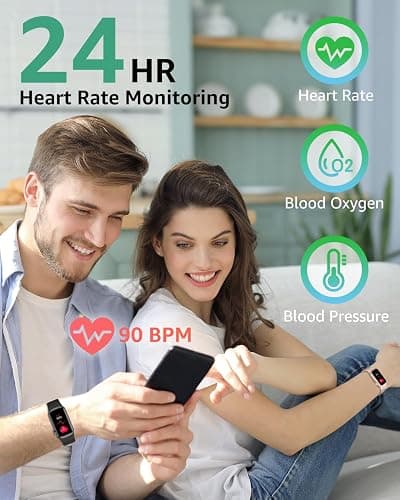 IMFRCHCS Fitness Tracker,Smart Watch with 1.47" Touch Display,137+Sport Modes Fitness Watch with Heart Rate Sleep Monitor, Step Counter,IP68 Waterproof Activity Trackers for Women Men (Blush Pink) thumbnail 5