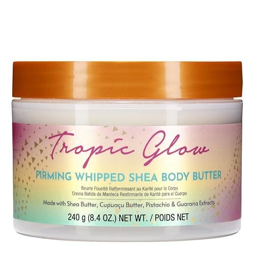 Tree Hut Tropic Glow Whipped Shea Body Butter, Long-Lasting Hydration for Soft, Smooth Skin, Lightweight Moisturizer, Holiday Gift & Stocking Stuffer, 8.4 fl oz - Image 1