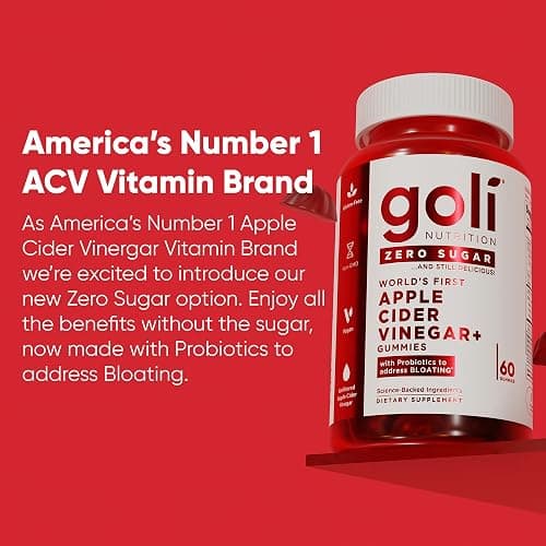Goli Zero Sugar Trio - World's First 3-in-1 Pre, Post, Probiotic, Apple Cider Vinegar with Vitamin B12 and Probiotics, Ashwagandha & L-Theanine, Vitamin D Gummies, 90 Count (3-Bottle Set) thumbnail 10