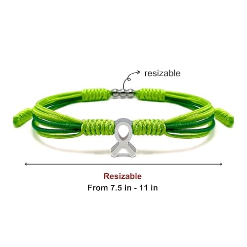 HARACRAFT Bracelet For A Cause, Awareness Puzzle Ribbon Bangle, Autism Health Ribbon Wristband for Protection Surfer String Bracelet for Men, Women, Kid thumbnail 6