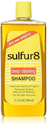 Sulfur8 Shampoo – Removes Dandruff Flakes, Restores Scalp pH Balance, Cleansing Formula for All Hair Types, No Active Sulfur (11.5 Fl Oz (Pack of 1)) - Image 1