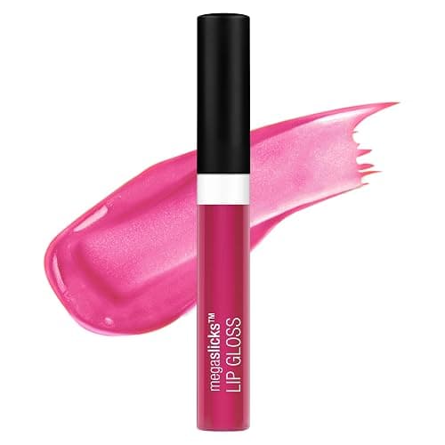 wet n wild MegaSlicks Lip Gloss, Ultra-Glossy, Vitamin-E Enriched, Ultra-Gloss High Shine Moisturizing, Cruelty-Free & Vegan - Cotton Candy - Image 1