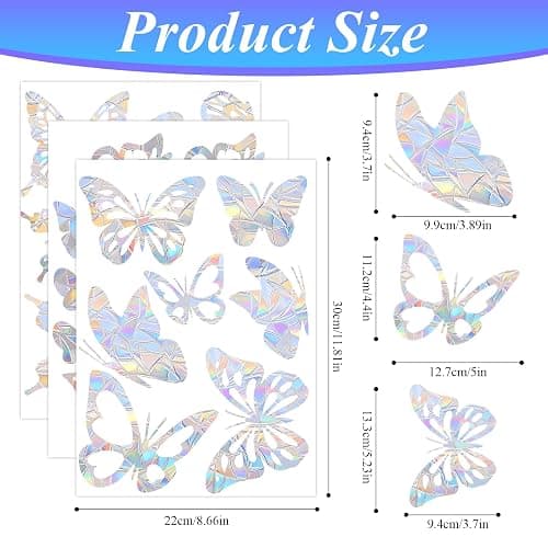 31 Pièces Suncatcher Sticker, Rainbow Prism Autocollant En Verre, Anti Collision Arc-En-Ciel Fenêtre, Diamètres Variés, Anti-Collision Statique Arc-En-Ciel, Décoration Lumineuse Pour Maison, Bureau thumbnail 3