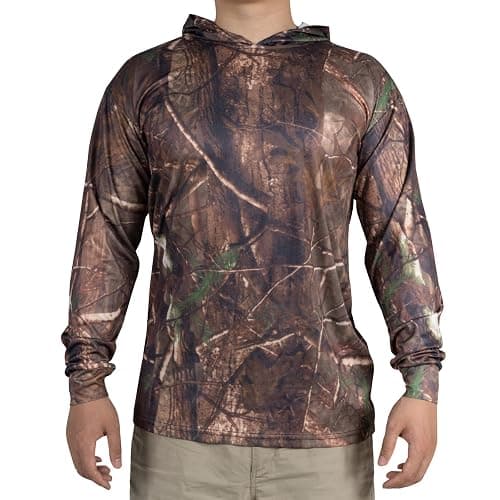 WISIGO Camo Hoodies 3pcs Hunting Long Sleeve Camouflage Shirts for Men Lightweight Essentials Fishing Hiking Hooded thumbnail 2