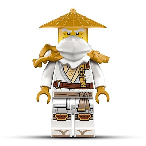 LEGO Ninjago Le Dragon Gardien - Maquette de Figurine de Dragon Articulée - Minifigurine de Maître WU & Présentoir Pittoresque Imitation Roche - Cadeau pour Garçon dès 14 Ans 71847 thumbnail 6