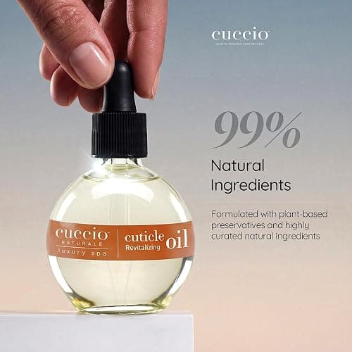 Cuccio Naturale Vanilla Bean & Sugar Revitalizing Cuticle Oil, Lightweight Fast-Absorbing Hydrating Nail & Cuticle Conditioner, Cold-Pressed Oils + Vitamin E, 2.30 Fl Oz thumbnail 3