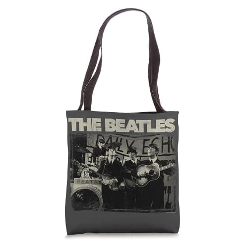 The Beatles - Live in Monochrome Tote Bag - Image 1