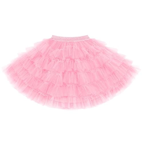 Stelle Girls Tutu Skirt 5 Layers Fluffy Tulle Dance Ballet Skirt Princess Birthday Party Costume - Image 1