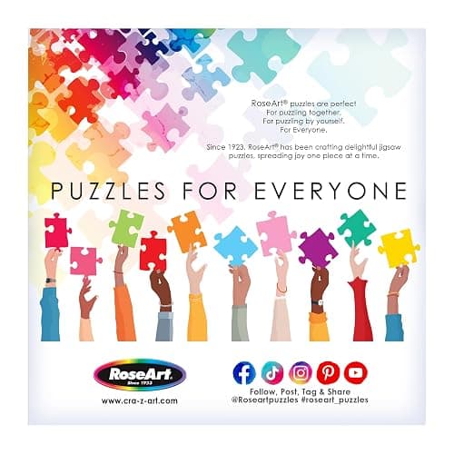 RoseArt - Neon Brights - 1980s - 500 Piece Jigsaw Puzzle, Retro-Inspired, Vibrant Neon Colors, Ages 12 and Up thumbnail 6