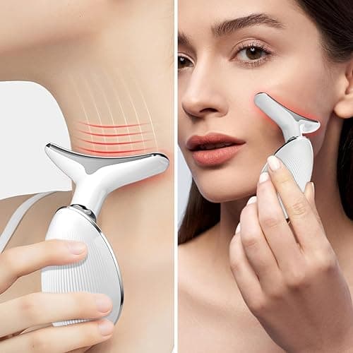 7 in 1 Face Massager Tool, Red Light Therapy for Face and Neck, Red Light Therapy Wand, Face Neck Sculpting Tool for Skin Care thumbnail 7