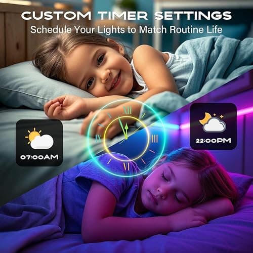 CHARKEE LED Lights 100ft USB-Powered, Music Sync RGB LED Strip Lights for Bedroom/TV Backlight/Gaming Lighting, Color Changing Bluetooth Led Lights IR Remote&App Control thumbnail 4