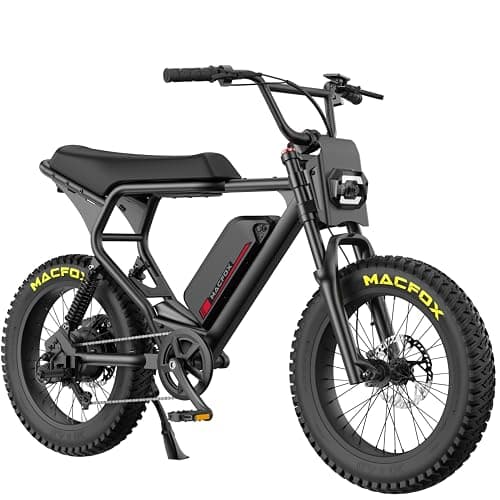 MACFOX Upgrade X2 Electric Bike for Adults, 1000W EBike with Hydraulic Brakes, 48V 20Ah Removable Battery 45 Mile Range, Hydraulic Brake E Bikesr, 20" Fat Tire Electric Bike (UL2849 & Class-3) - Image 1