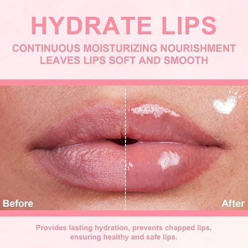 6pcs Lip Gloss Oil Set, Mini Hydrating Lip Glow Oil Lip Gloss, Lipgloss Lipoil Set for Women Girls Teens, Tinted Plumping Fat Lip Oil Lip Balm for Dry Lips Nourishing (SET A) thumbnail 7