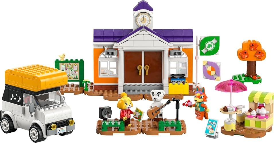 LEGO Animal Crossing K.K.’s Concert in the Plaza Building Toy for 7 Plus Year Old Girls and boys, with Café Playset, Figures and Vehicle from the Video Games, Pretend Play Gift for Kids 77052 thumbnail 10