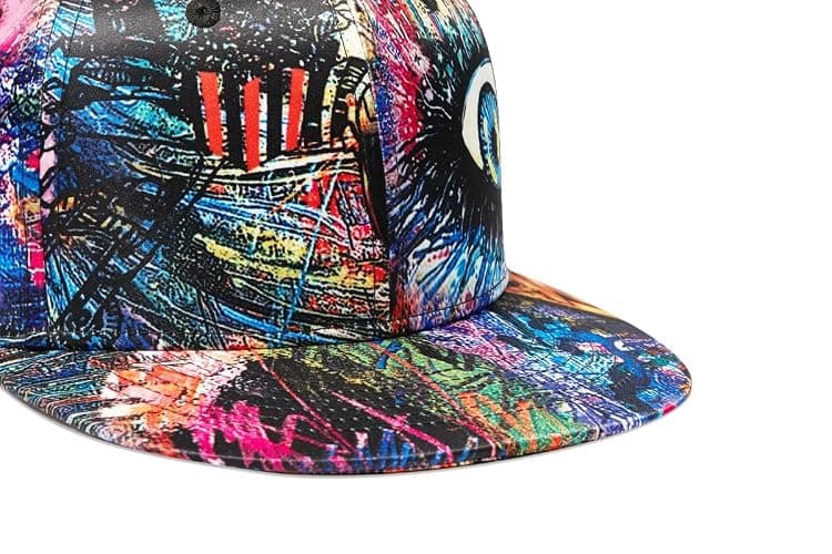 CNUSER Trucker Hat Fashion Mens Women Snapback Hats - Flat Bill Brim Hat Adjustable Baseball Cap | Mens Women, Fashion thumbnail 9