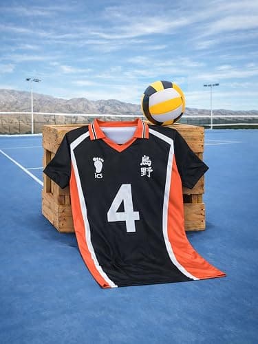 Unisex Anime Jersey T Shirts for Men and Women, #4 Printed Anime Jersey Tee thumbnail 5
