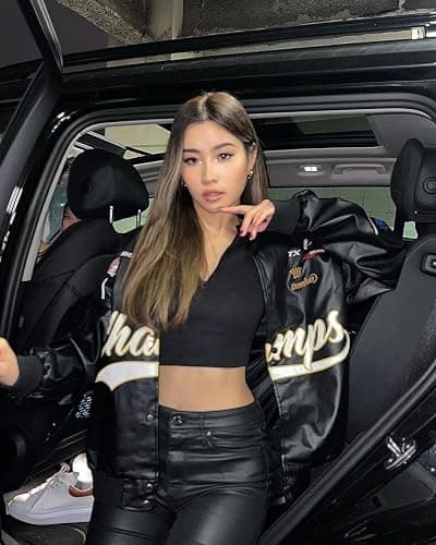 Aelfric Eden Faux Leather Racing Jacket Oversized Motorcycle Biker Racer Jackets Streetwear Unisex thumbnail 7