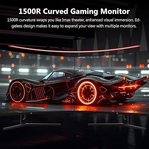 Z-Edge 32 inch Curved Gaming Monitor, FHD 1080P 240Hz Curved Monitor,1500R Computer Monitor, MPRT 1ms Monitor, UG32P 2X DP 1.4 Ports and 2X HDMI 2.0 Ports thumbnail 5