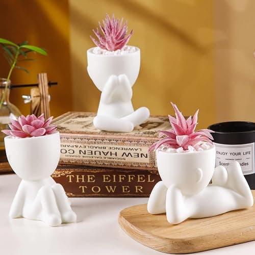 3 Pcs Fake Succulents Plants thumbnail 2