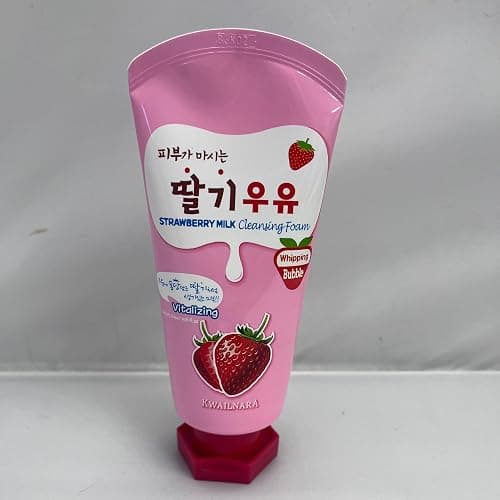 Kwailnara Milk Cleansing Foam (120 mL) (Strawberry) thumbnail 8