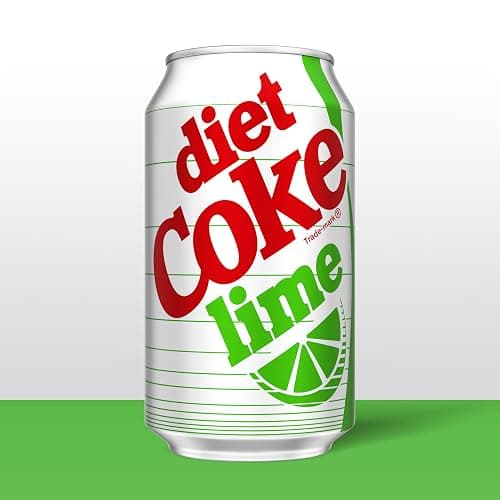 Diet Coke Lime Soda Soft Drink Fridge Pack Cans, 12 fl oz, 12 Pack thumbnail 3