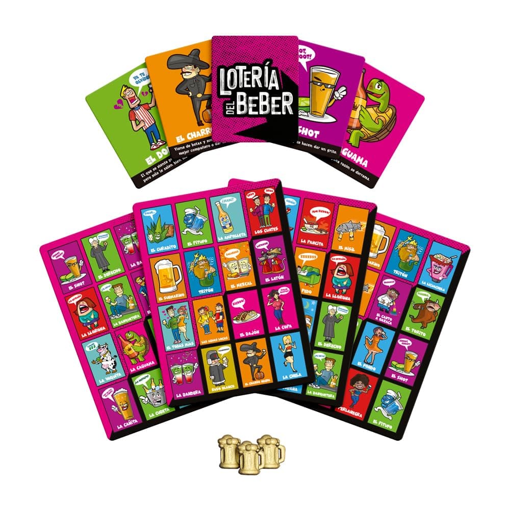 Novelty Corp - Juego De Fiesta Loteria del Beber thumbnail 2