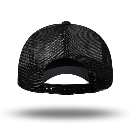 American Flag Trucker Hat - Snapback Hat, Baseball Cap for Men Women - Breathable Mesh Side, Adjustable Fit - for Casual Wear thumbnail 4