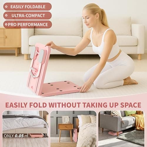 Northdeer Pilates Reformer, 2025 Upgraded Foldable Pilates Equipment, Multi-Purpose 8 in 1 Pilates Sliding Board Home thumbnail 7
