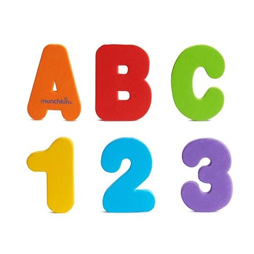 Munchkin® Learn™ Bath Letters and Numbers 36pc Toddler Bath Toy thumbnail 2