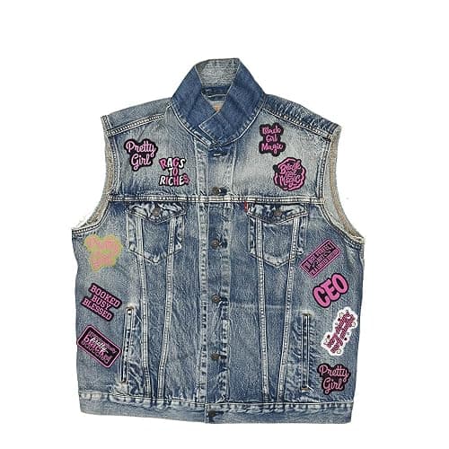 16 PCS Inspirational Phrase Iron On Patches for Girls Fashion Styles Embroidered Iron on Sew on Applique Stickers for Clothes,Jeans,Dress,Hat,Backpacks,Pants,DIY Decoration,Bags,Jackets,Vests thumbnail 6