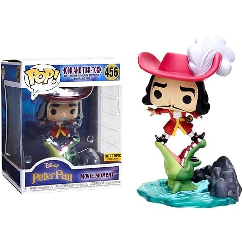 Funko POP Disney Peter Pan Hook and Tick Tock Movie Moment Hot Topic Exclusive 7 inch